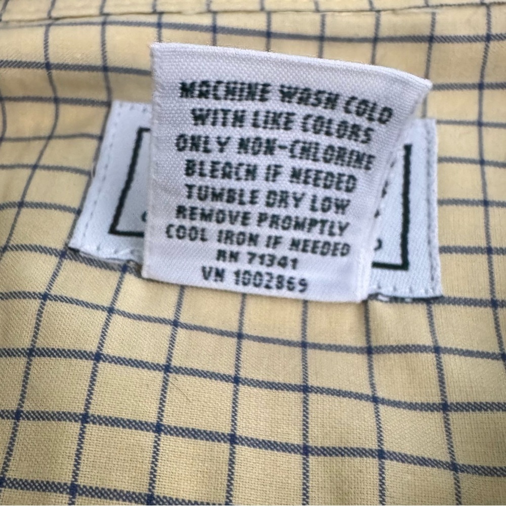 L.L. Bean Men's Wrinkle Free Traditional Fit Short Sleeve Button Down Shirt XL - Picture 11 of 11
